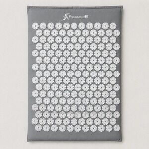 ProsourceFit Acupressure Mat for Back Neck Pain Relief Muscle Relaxation Gray